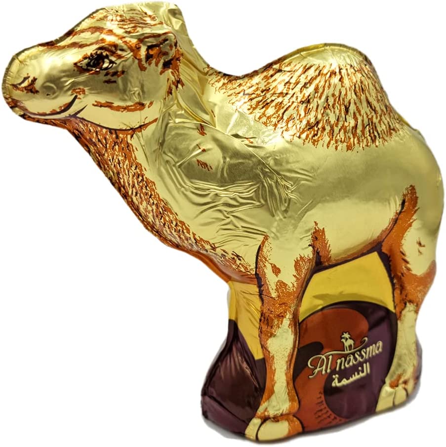 Al Nassma - Camel Milk Chocolate - Hollow Camel Figurine Gift Box - 130g
