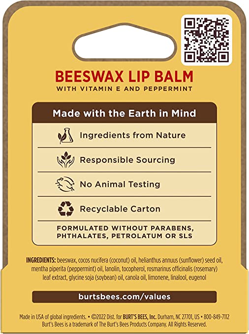 Burt's Bees - The original Beeswax Lip Balm.