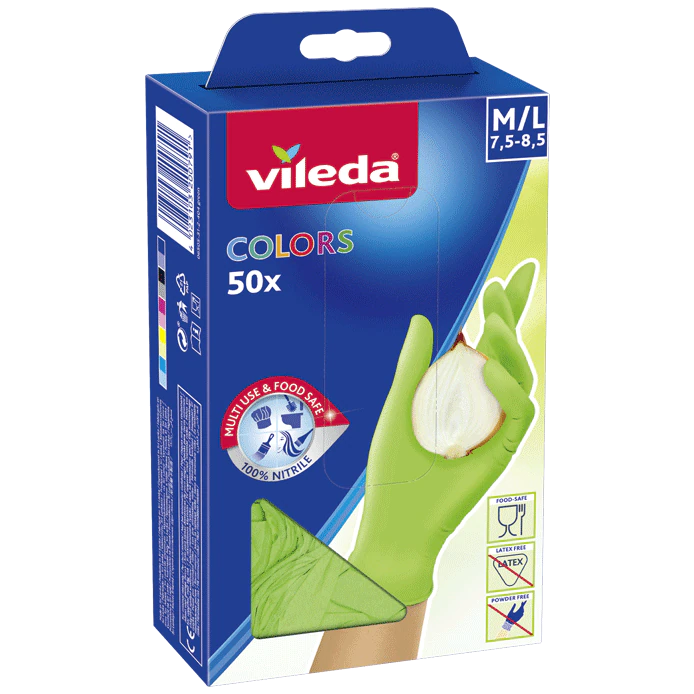 Vileda rubber outlet gloves