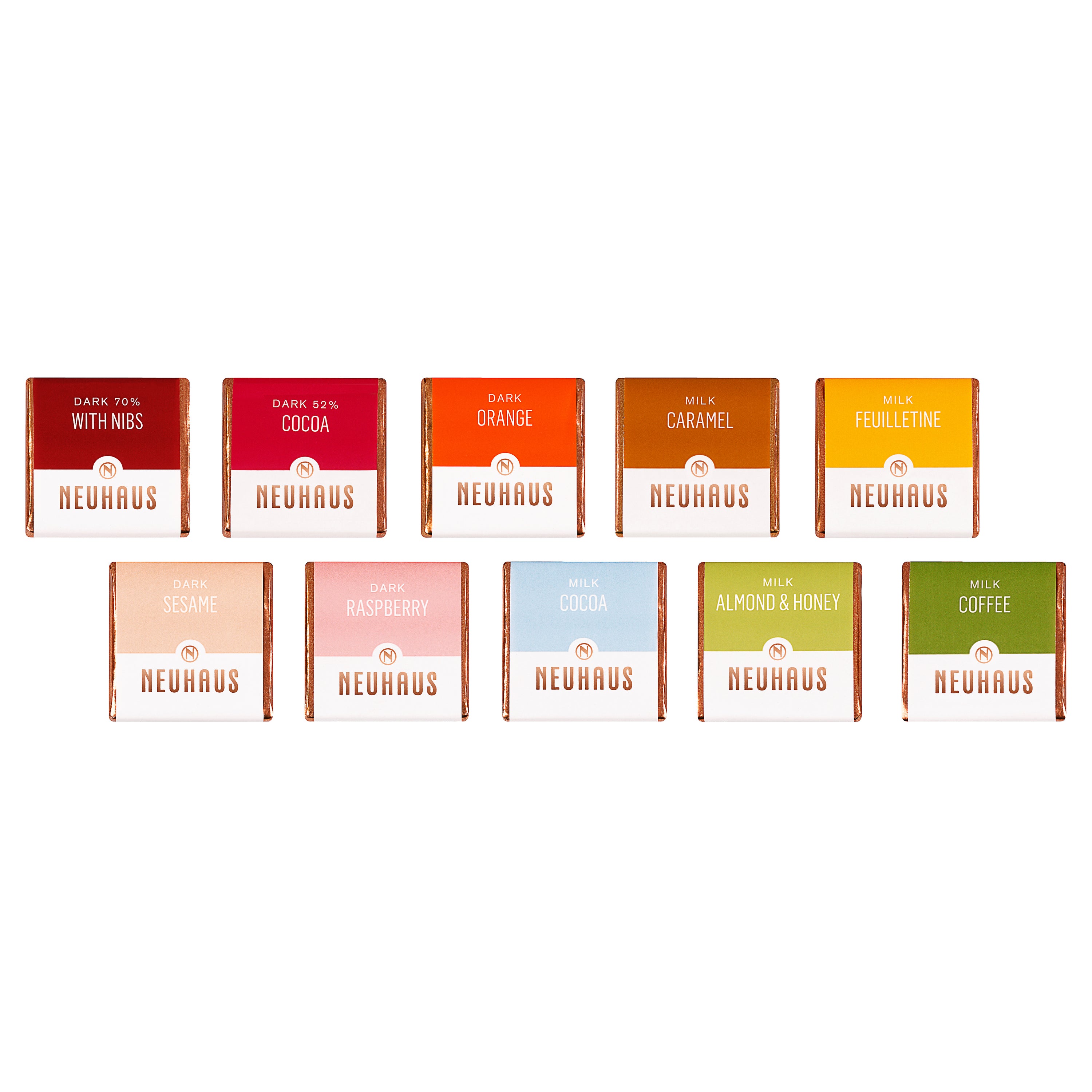 Neuhaus - Carré - 10 Flavours 60 Chocolates. 300G