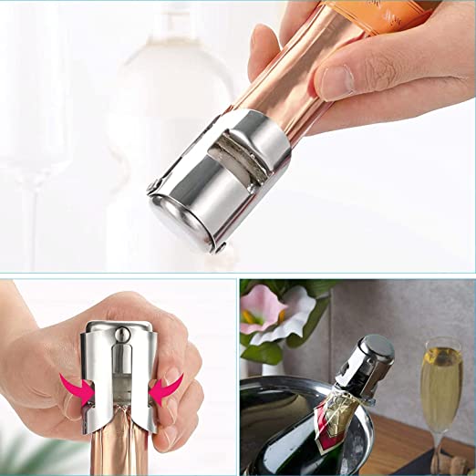 Premium Champagne Stopper - Sealing Plug (1 Plug)